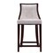 Manhattan Comfort Fifth Ave Counter Stool in Pearl White and Walnut, PK3 3-CS012-PW - alternate 7